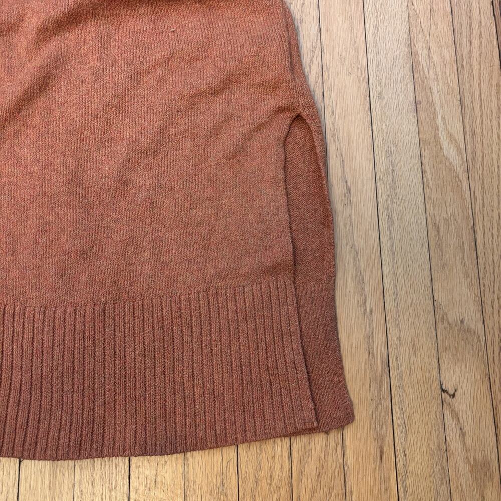 Ruby Moon Burnt Orange Long Cardigan Duster Pockets Lagenlook M - Picture 13 of 14